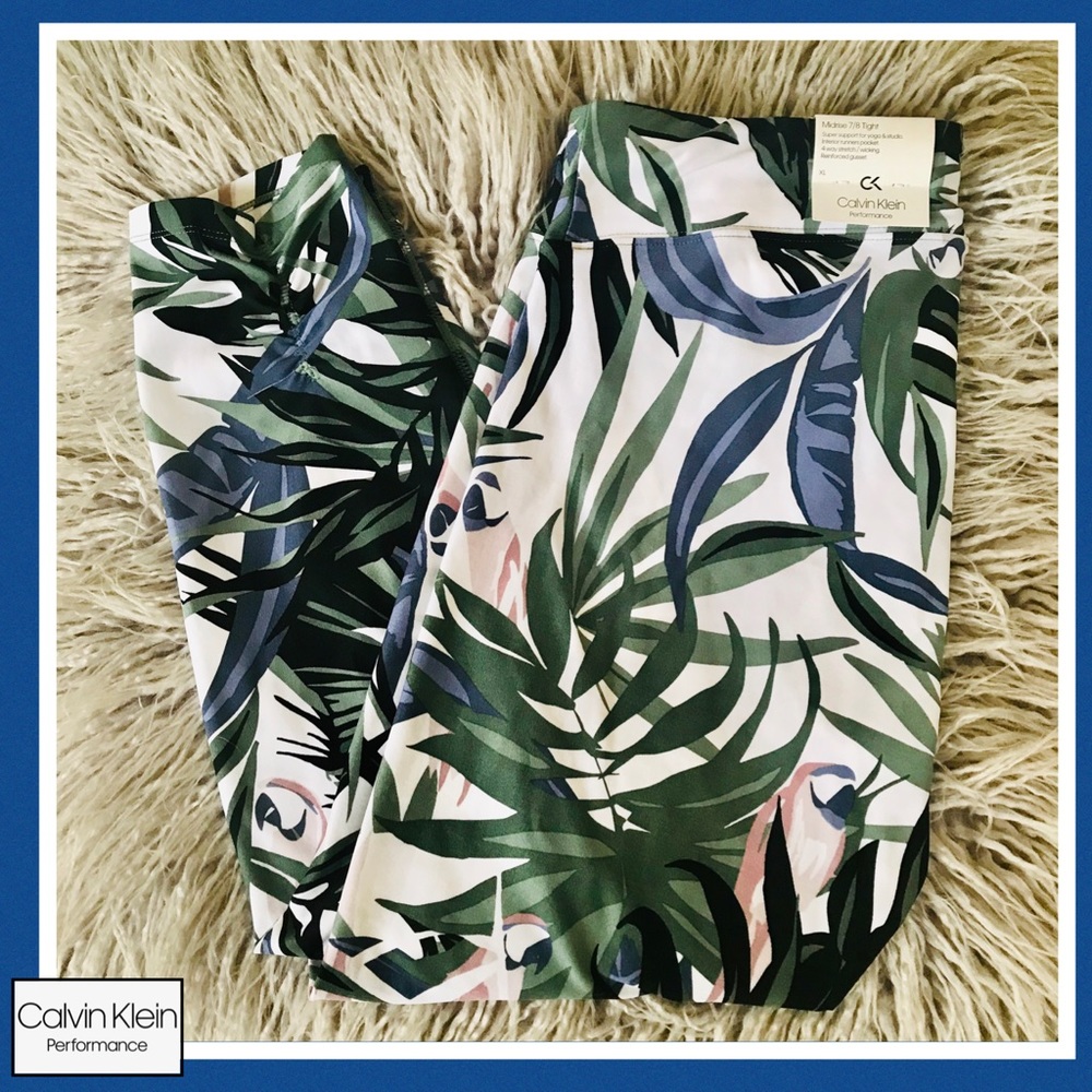 Calvin Klein Performance Rainforest Leggings - Picture 7 of 14